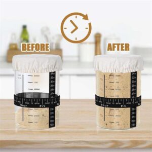 Double Sourdough Starter Kit with Bands