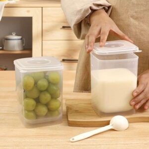 Square Stackable Plastic Pantry Organizers