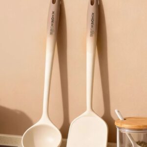 Minimalist White Silicone Spatulas