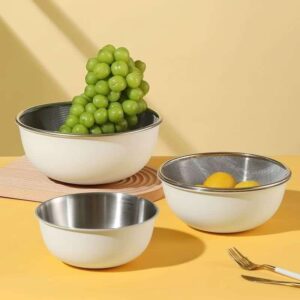 Stainless Steel Prep Mixing Bowl Set